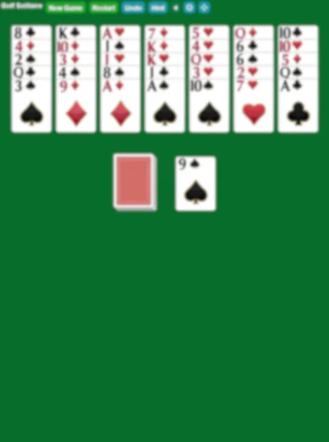 Golf Solitär starten