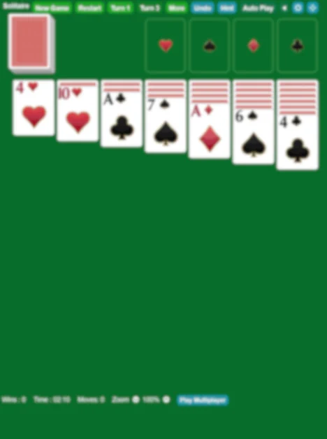Solitär (3 Karten) starten